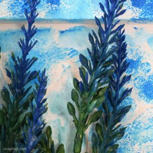 Paverpol - Blue flower - blue world